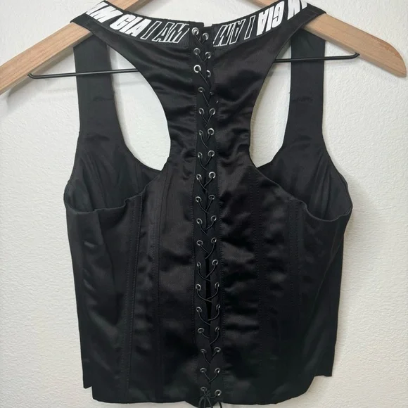 I AM GIA Satin Corset Tank Top - M - Picture 4 of 5